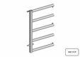 ARRIERE COURT EX5 L.70CM