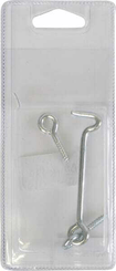 Pièces agricoles - Fasteners - Crochet de portail 80mm - Ø4mm (1)