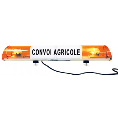 Pièces agricoles - Pièce divers - RAMPE 970MM 12V 2 FEUX TOURN A VISSER LED