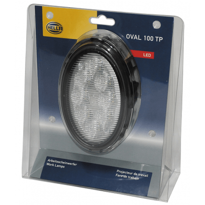 Pièces agricoles - Pièce divers - PHARE DE TRAVAIL OVAL 100 8 LED 1700LM LARGE LAT.THERM.DT