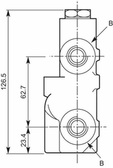 Pièces agricoles - Hydraulique - Régulateur de débit FV200 25-75%