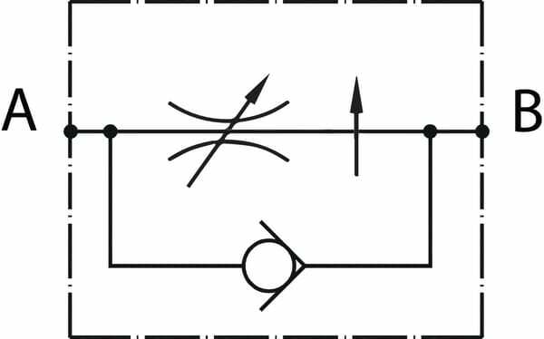 Pièces agricoles - Hydraulique - Reduct. de debit 1/4"