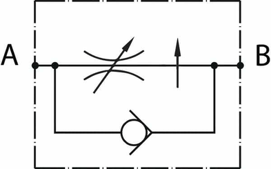 Pièces agricoles - Hydraulique - Reduct. de debit 1/4"