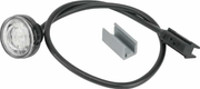 Feu de gabarit LED, rond, 12/24V, blanche, à boulonner, Monopoint II by Aspöck