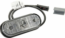 Feu de gabarit LED, ovale, 24V, blanc, à boulonner, 119x Aspöck