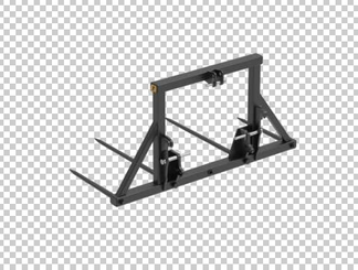 Materiels - Pique à balle - Double Round Bale Fork L200