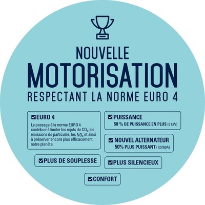 Pièces VSP - Divers - STICKER " NOUVELLE MOTORISATION "
