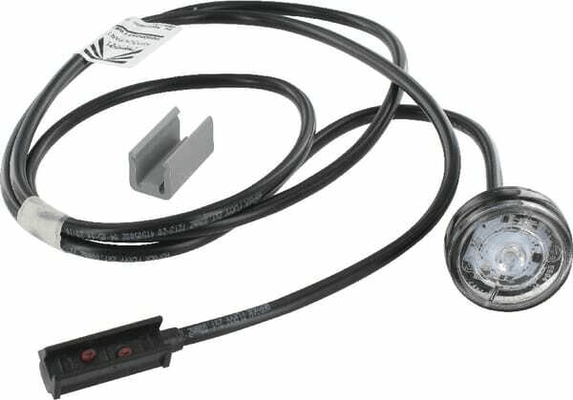 Pièces agricoles - Eclairage - Feu de gabarit LED, rond, 12/24V, blanche, à boulonner, Monopoint II by Aspöck