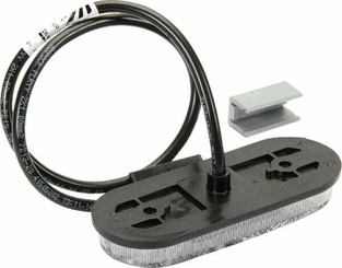 Pièces agricoles - Eclairage - Feu de gabarit LED, ovale, 24V, blanc, à boulonner, 119x Aspöck