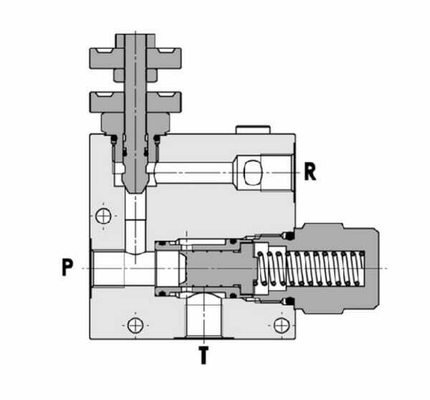 Pièces agricoles - Hydraulique - Régulateur de débit 3 voies 3/4 90-15