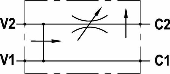Pièces agricoles - Hydraulique - Régulateur de débit 3 voies OMP/R/h