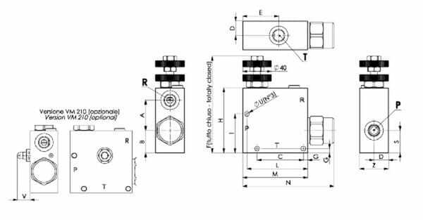 Pièces agricoles - Hydraulique - Régulateur de débit 3 voies 3/4 90-15