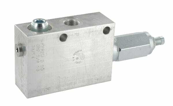 Pièces agricoles - Hydraulique - Soupape de réduction 3/8