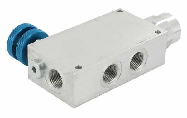 Pièces agricoles - Hydraulique - Régulateur de débit 3 voies 50–90 L