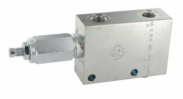 Pièces agricoles - Hydraulique - Soupape de réduction 3/8 acier