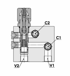 Pièces agricoles - Hydraulique - Régul. de débit 3 voies OMS