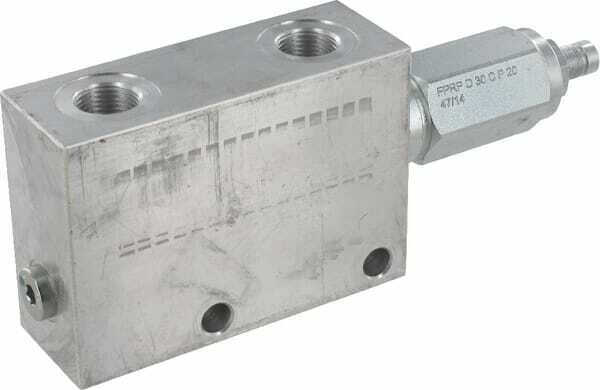 Pièces agricoles - Hydraulique - Soupape de réduction 3/8