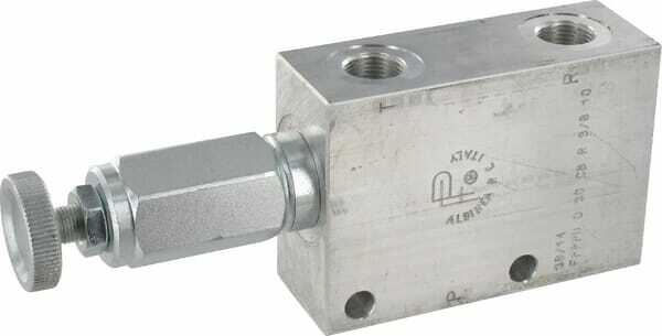 Pièces agricoles - Hydraulique - Soupape réduction 3/8 molette