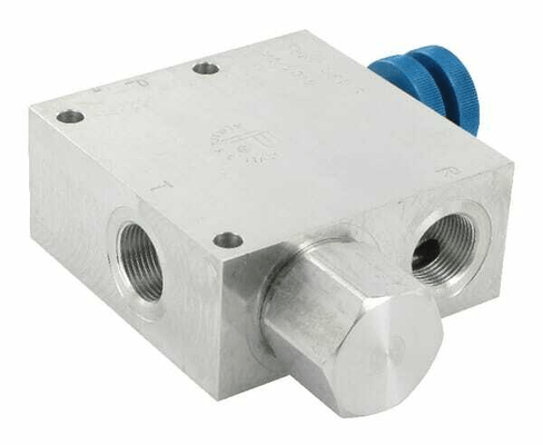 Pièces agricoles - Hydraulique - Vanne de régulation du débit 3 voies 3/4" 90-150 l/min