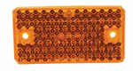 Catadioptre rectangle orange 91x47mm à visser