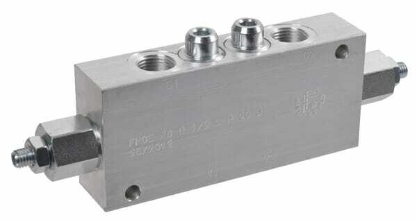 Pièces agricoles - Hydraulique - Valves d’équilibrage doubles 1/2"