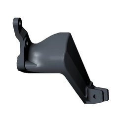Pièces Quad & Motos - Pièces communes - PASSENGER FOOTPEG SUPPORT LFT CS BLK MCH Polaris origine