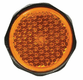Catadioptre rond orange Ø63mm à visser