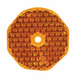 Catadioptre rond orange Ø60mm à visser