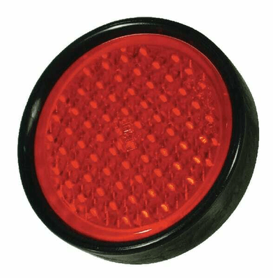 Pièces agricoles - Eclairage - Catadioptre rond rouge Ø90 mm à visser