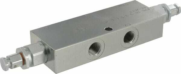 Pièces agricoles - Hydraulique - Valves d’équilibrage doubles 3/8"