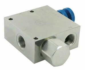 Pièces agricoles - Hydraulique - Régulateur de débit 3 voies 3/4 90-150