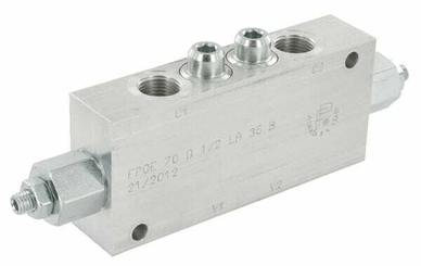 Pièces agricoles - Hydraulique - Valves d’équilibrage doubles 1/2"