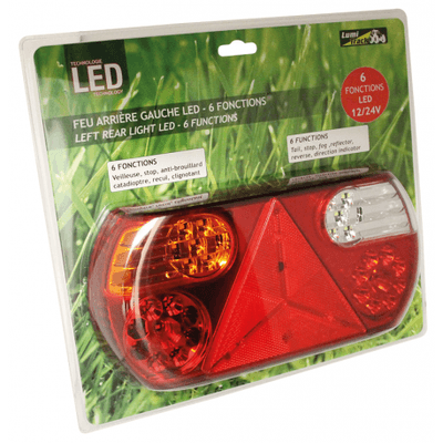 Pièces agricoles - Pièce divers - FEU AR 6F LED GAUCHE S/COQUE
