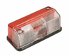 Feu de position rectangulaire, 24V, rouge/blanc, à boulonner, Hella