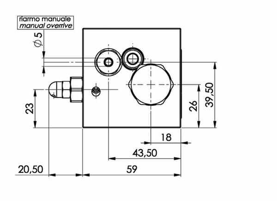 Pièces agricoles - Hydraulique - Vanne de commutation NG10