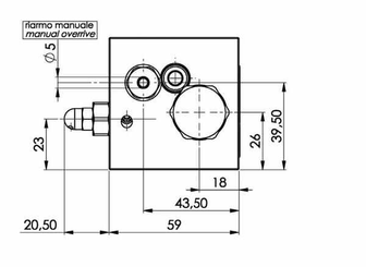 Pièces agricoles - Hydraulique - Vanne de commutation NG10