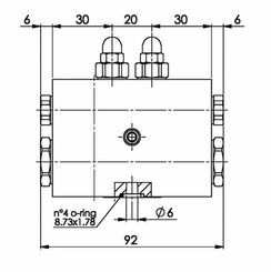 Pièces agricoles - Hydraulique - Vanne de commutation NG6