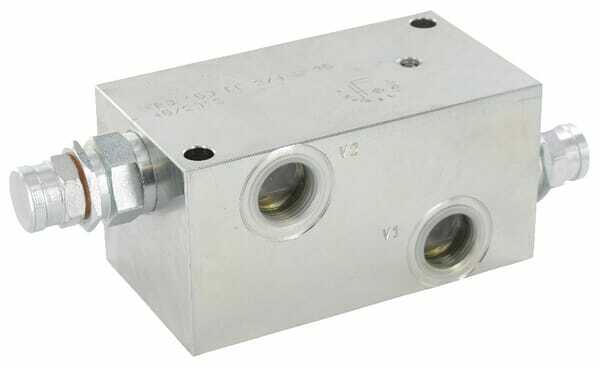 Pièces agricoles - Hydraulique - Valves d’équilibrage doubles 3/4"