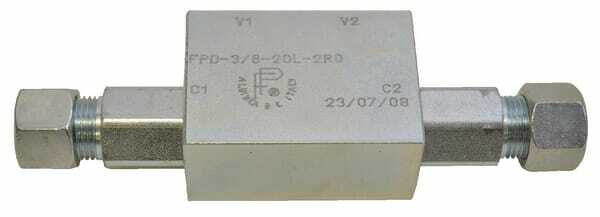 Pièces agricoles - Hydraulique - Clapet anti-retour piloté 3/8"