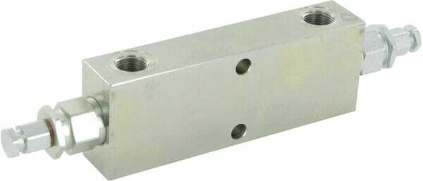 Pièces agricoles - Hydraulique - Valves d’équilibrage doubles 3/8"