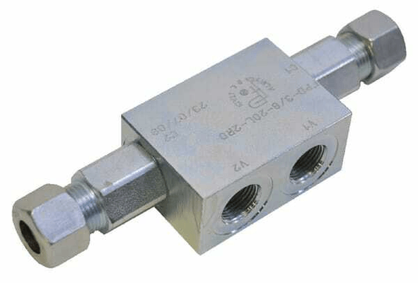 Pièces agricoles - Hydraulique - Clapet anti-retour piloté 3/8"