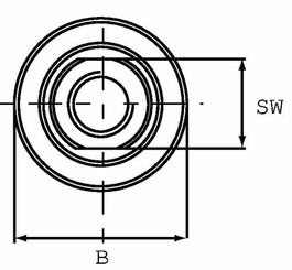 Pièces agricoles - Hydraulique - Reduct. de deb.regl. 3/4 BSP