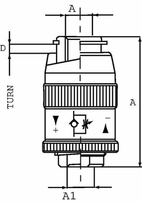 Pièces agricoles - Hydraulique - Reduct. de deb.regl. 3/4 BSP