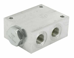 Pièces agricoles - Hydraulique - Diviseur de débit 3/8 "x3/8" 10-20 l/min