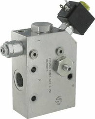 Pièces agricoles - Hydraulique - Valve marteau 3 voies+sécurité