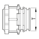 ADAPTATEUR MALE 863 T5M