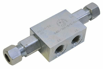 Pièces agricoles - Hydraulique - Clapet anti-retour piloté 3/8"