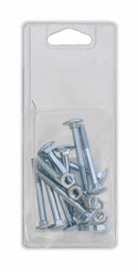 Pièces agricoles - Fasteners - Écrou et boulon M6 x 50 mm, 4,6 (10)