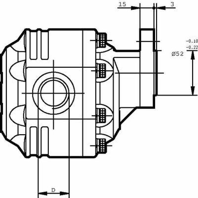 Pièces agricoles - Hydraulique - Pompe FP3017D0-19T1-LGD/GD-N