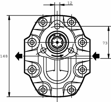 Pièces agricoles - Hydraulique - Pompe FP4063D0-19T1-LGF/GE-N